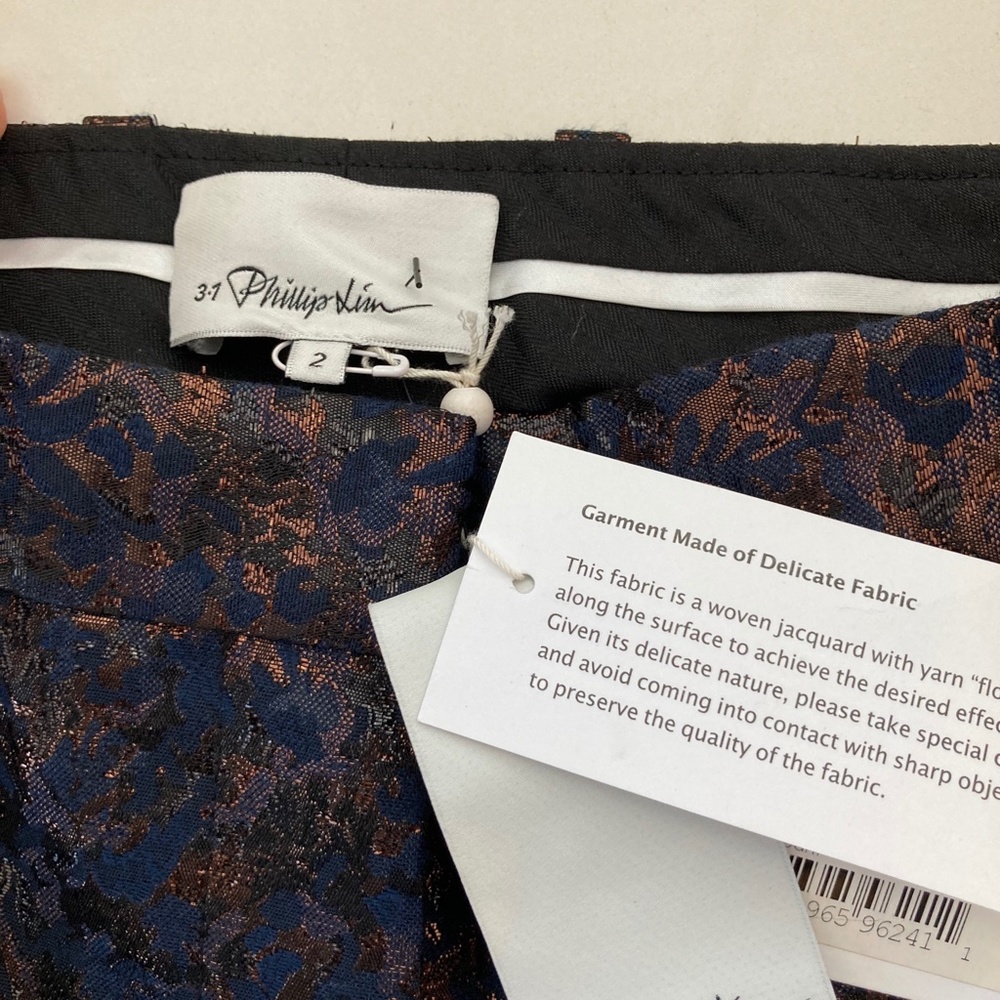 3.1 PHILLIP LIM Printed Straight Leg Pants - Picture 7 of 9